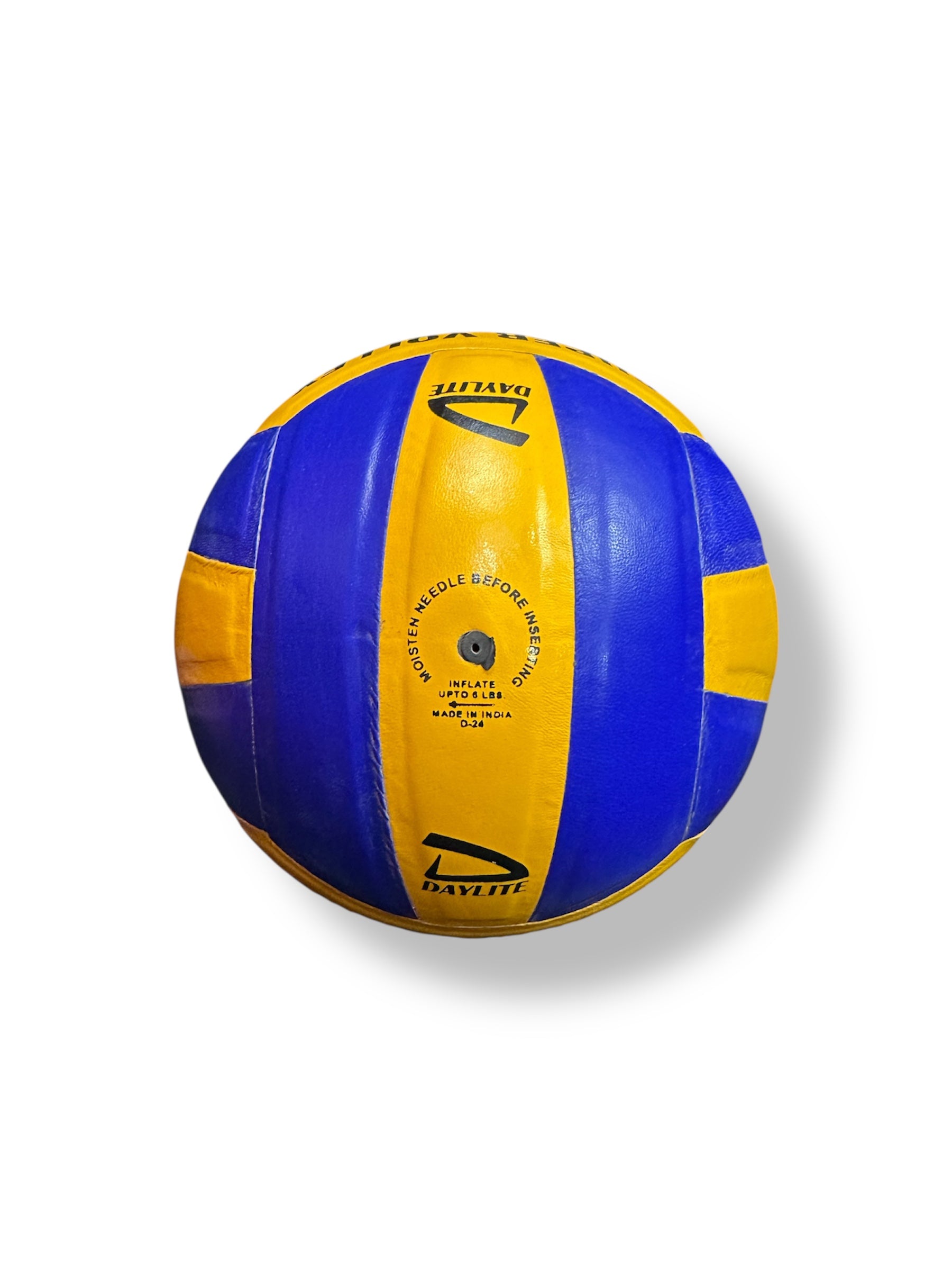 Daylite Super Volley Ball, Size 4, Leather Pasted, Multicolour