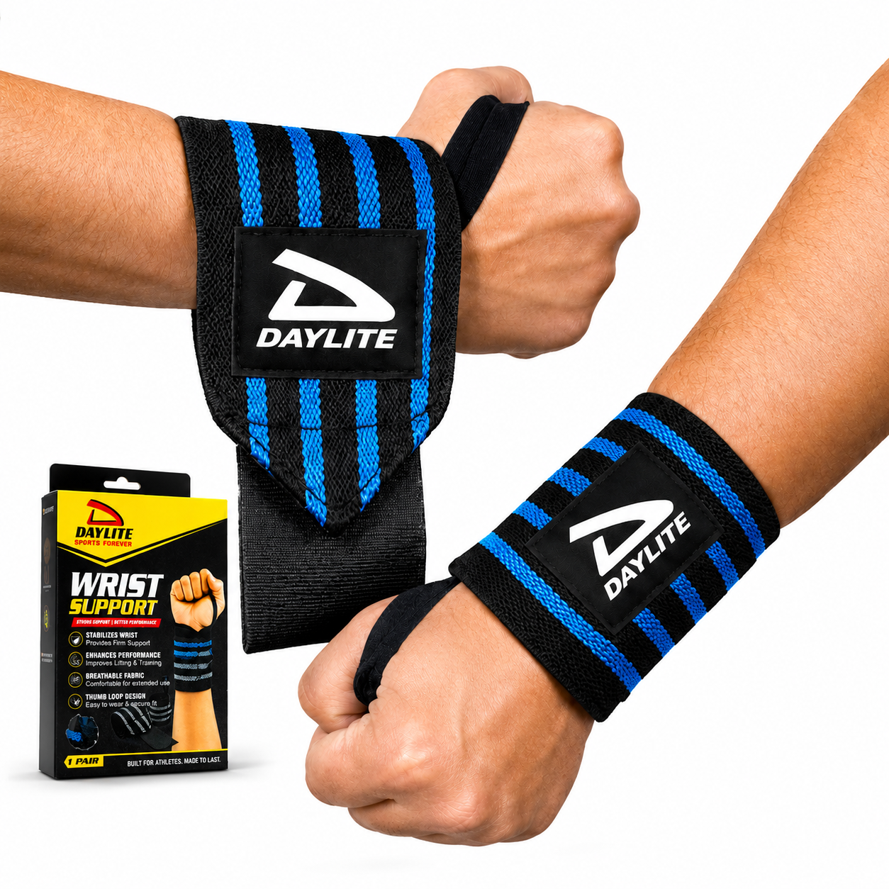 Wrist Support, Weight Lifting Belt, Breathable Fabric. QTY-2N