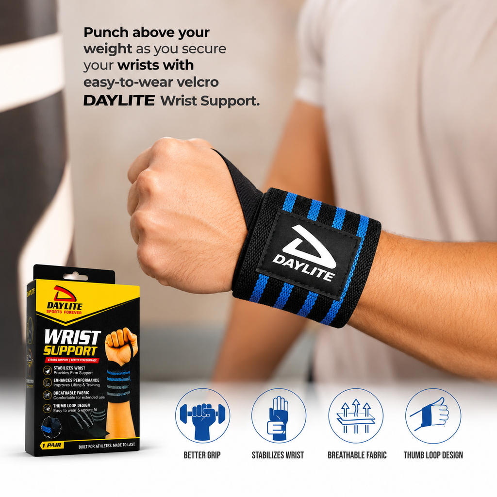 Wrist Support, Weight Lifting Belt, Breathable Fabric. QTY-2N